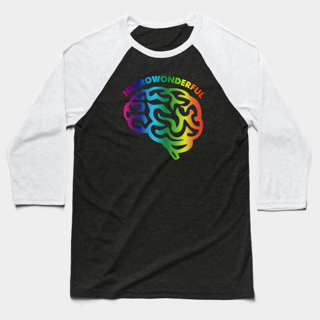 Neurowonderful Baseball T-Shirt by mia_me